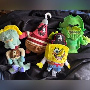 Searching for SpongeBob Pirate movie Plush SET of 4